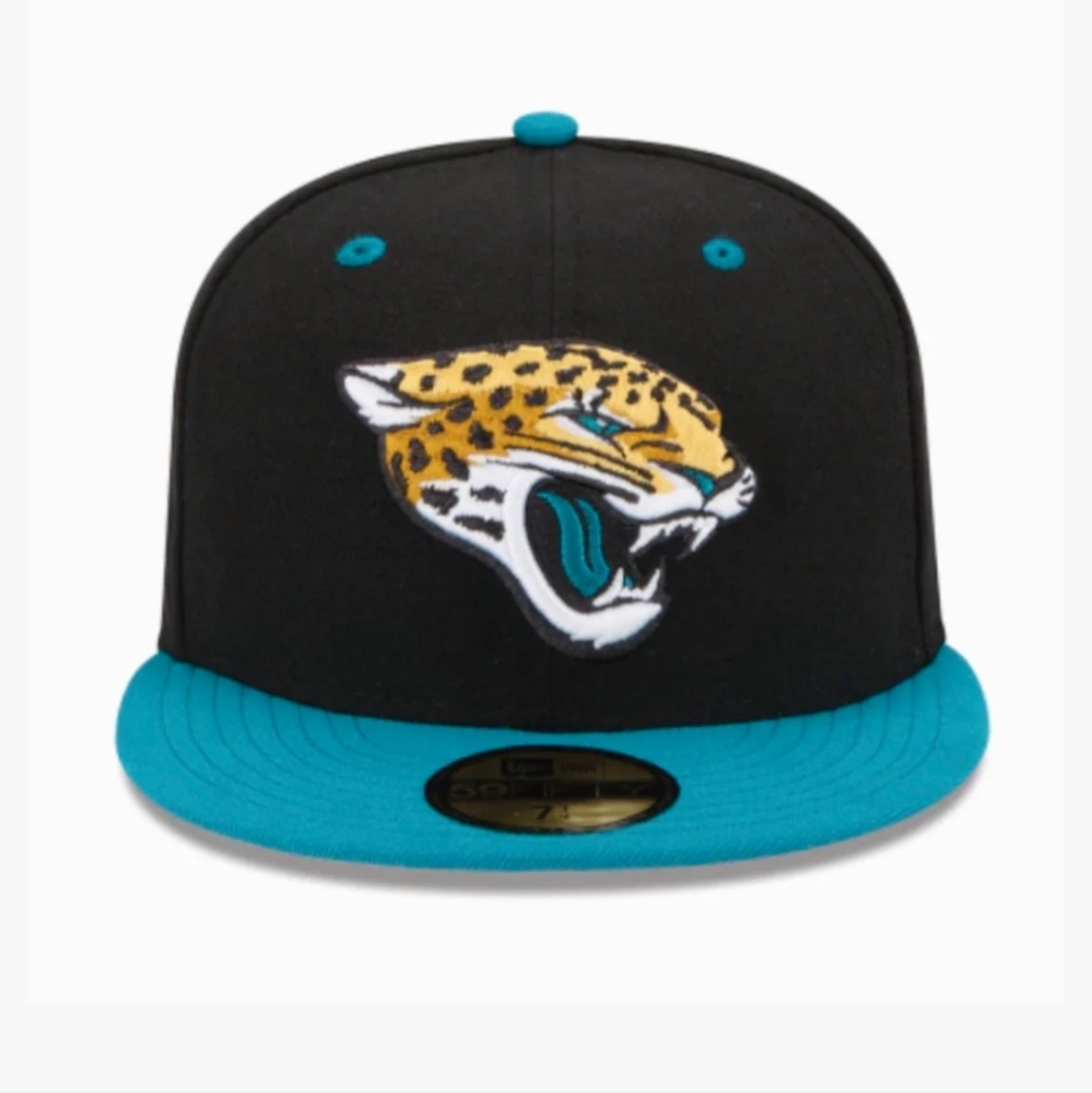 Jacksonville Jaguars New Era 59fifty Two Tone Team Color- Black/Tea